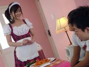 Gorgeous maid is doing a great job every time